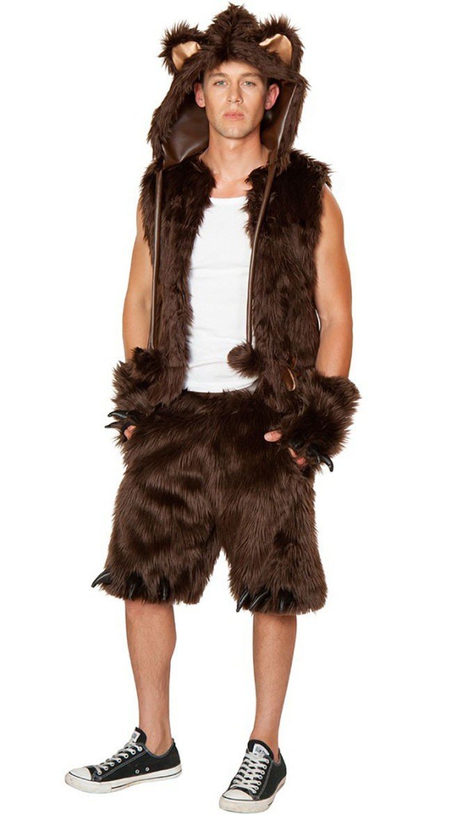 Dyrekostumer Furry Fox Kostume Til Mænd Brun