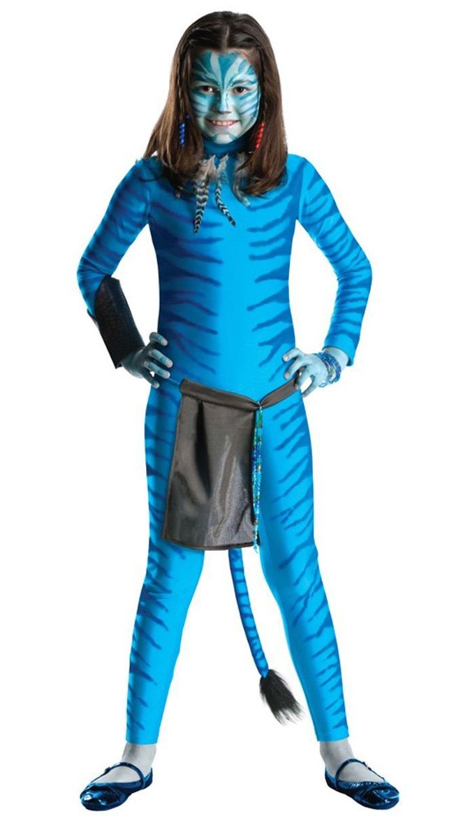 Klassisk Avatar Neytiri Kostume til Børn Halloween Cosplay Kostumer