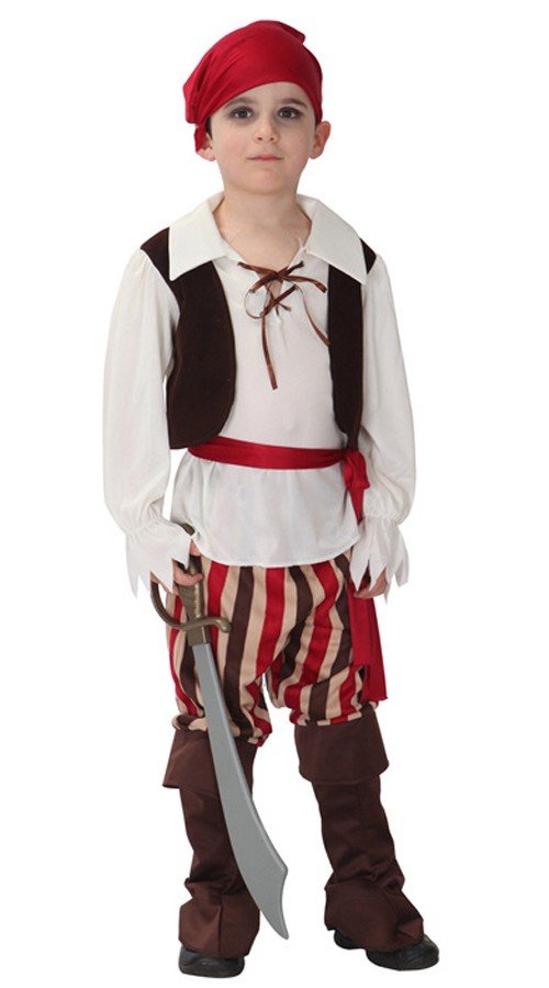 Klassisk Børn Pirat Kostume Til Halloween
