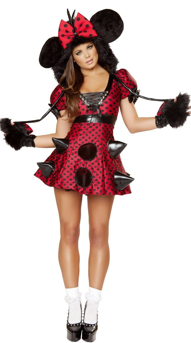 Luksus Rebel Minnie Mouses Kostume