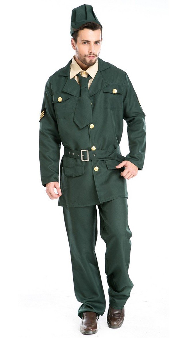 Officer Kostume til Mænd Pilot Kostume
