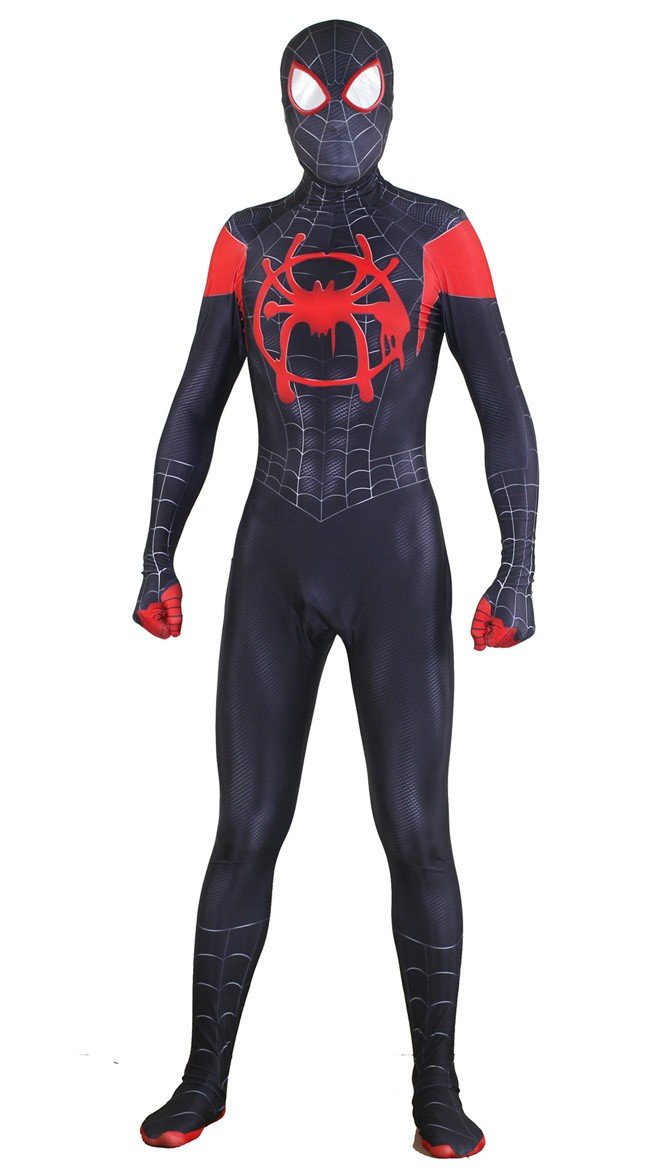 Spiderman Kostume Spider Man Into the Spider Verse Voksne