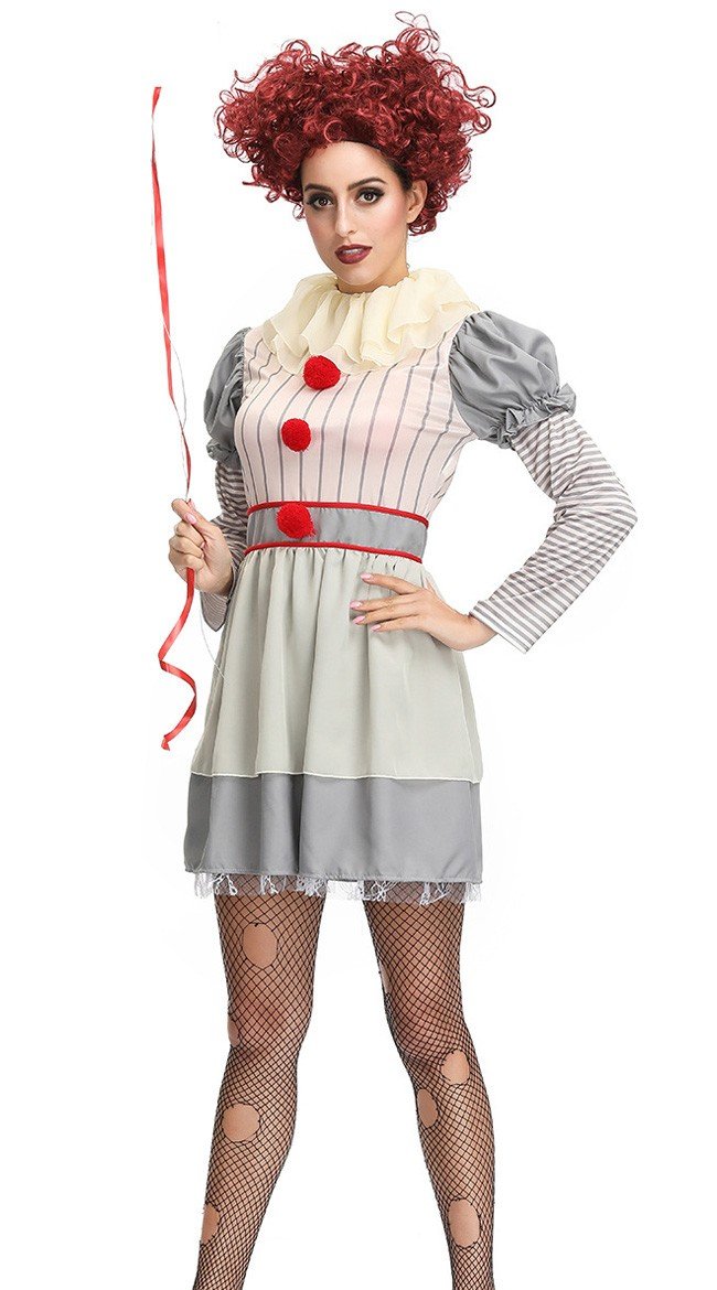 IT Chapter 2 Pennywise Kjole Kostume Halloween Klovne Kostumer