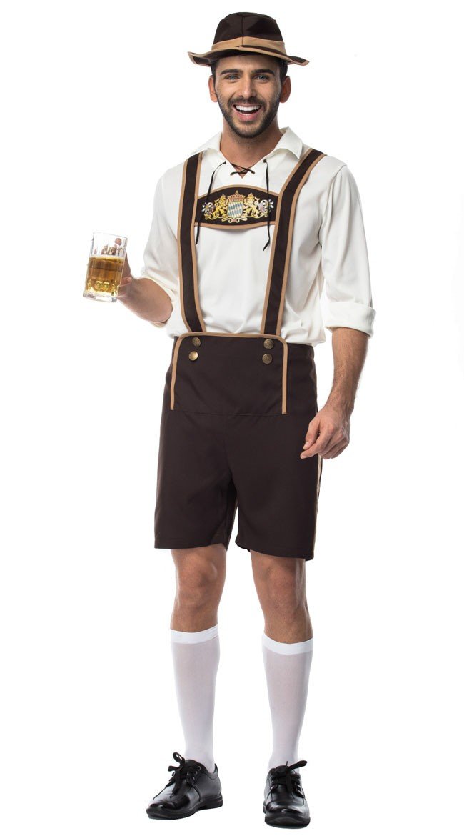 Tyroler Kostumer Bayerske Oktoberfest Lederhosen