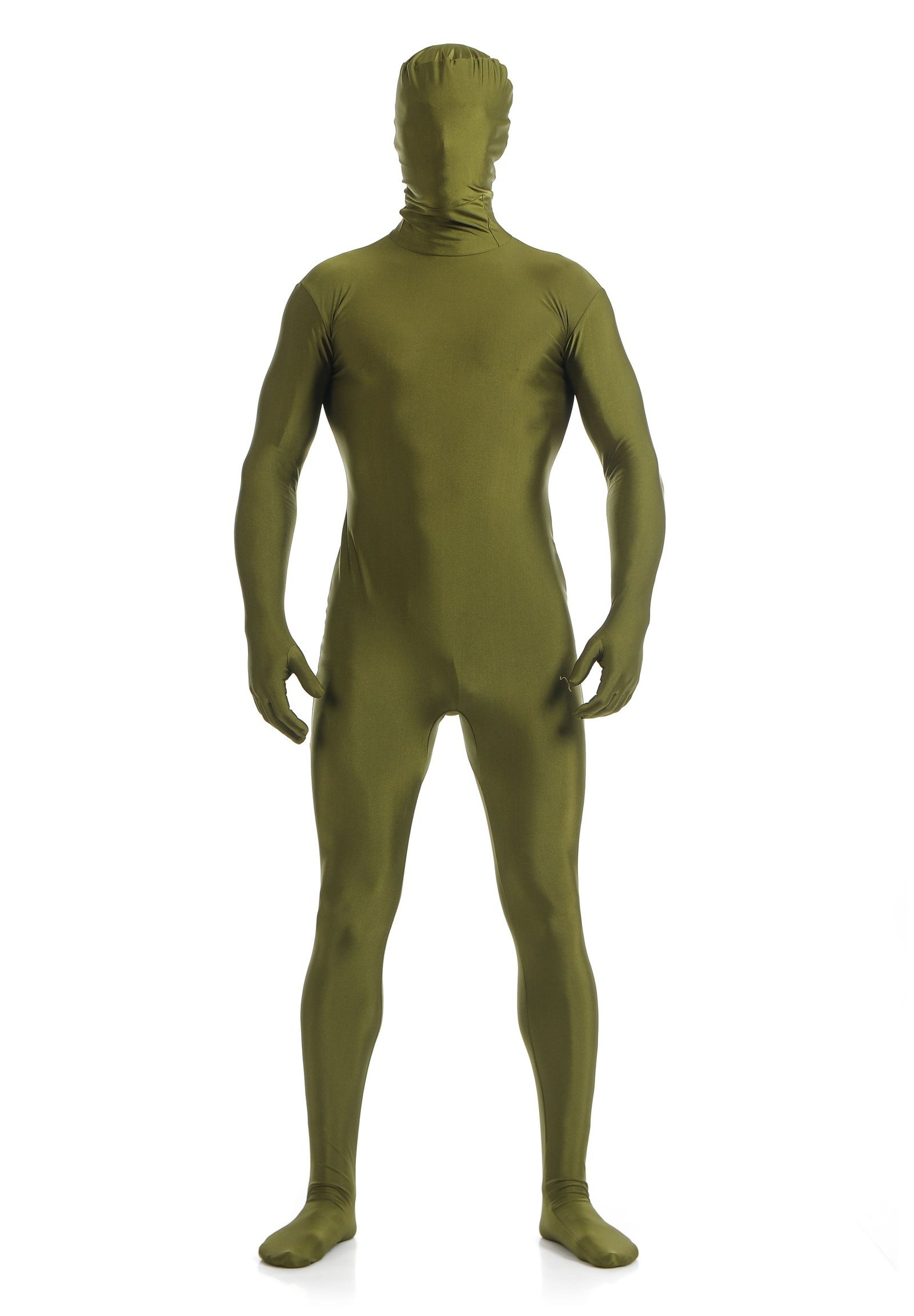 Mænd Lycra Spandex All Inclusive Skinsuit Amy Grøn