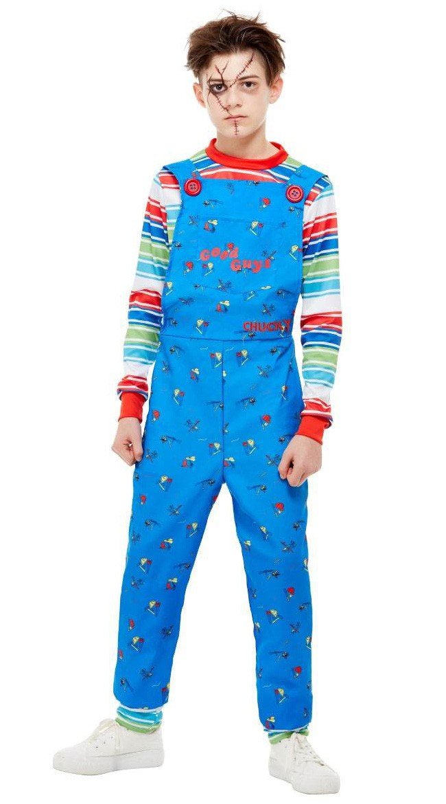 Chucky Kostume til Børn Skræmmende Dukke Drenge Halloween Kostume