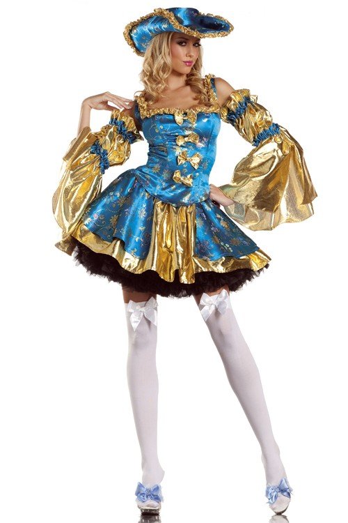 Deluxe Pirat Kostume Marie Antoinette Kostume