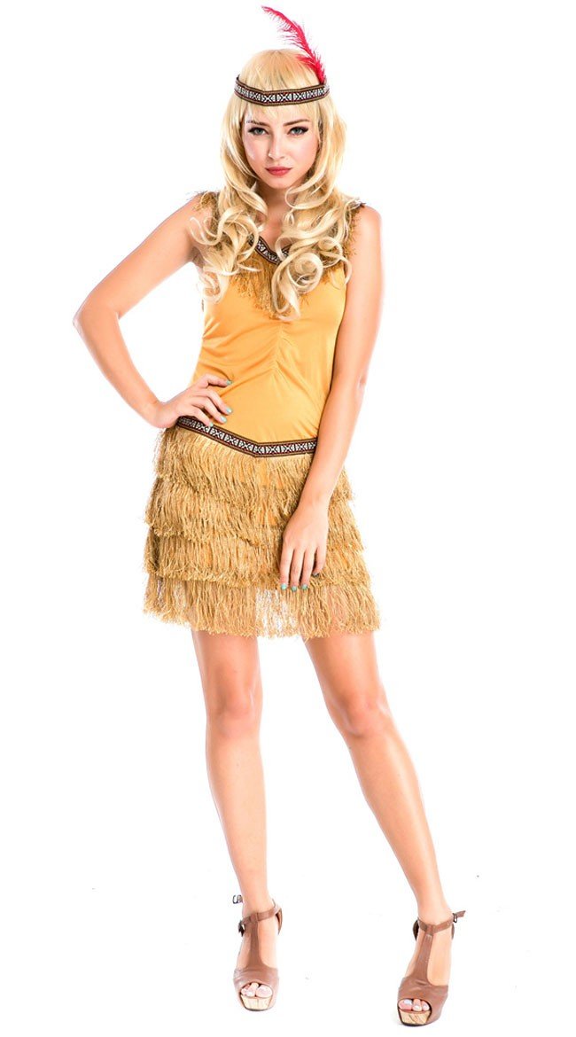 Halloween Indianer Indfødte Kostume