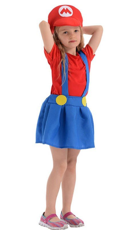 Tweens Mario Blikkenslager Kostume til Børn