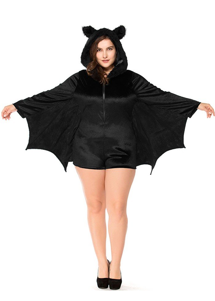 Halloween Villain Vampyr Bat Kostume Store Størrelser