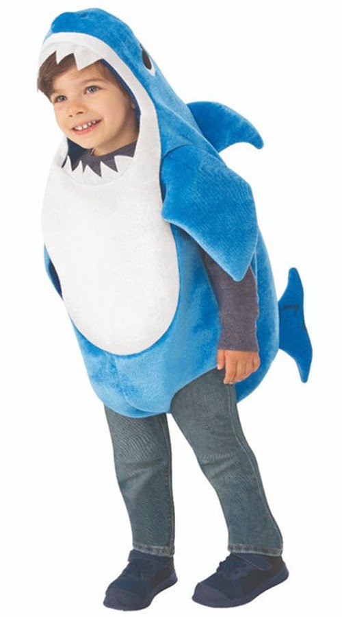 Babyer Haj Kostume Børn Halloween Kostumer Blå