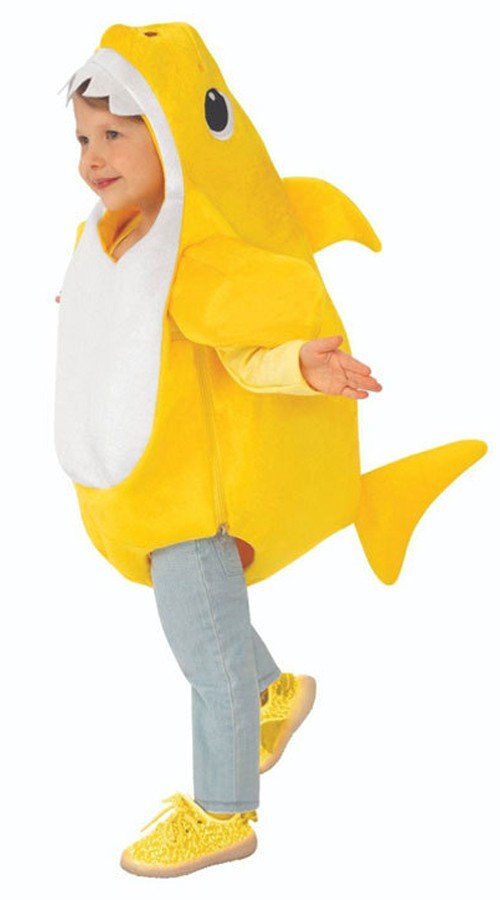 Babyer Haj Kostume Børn Halloween Kostumer Gul