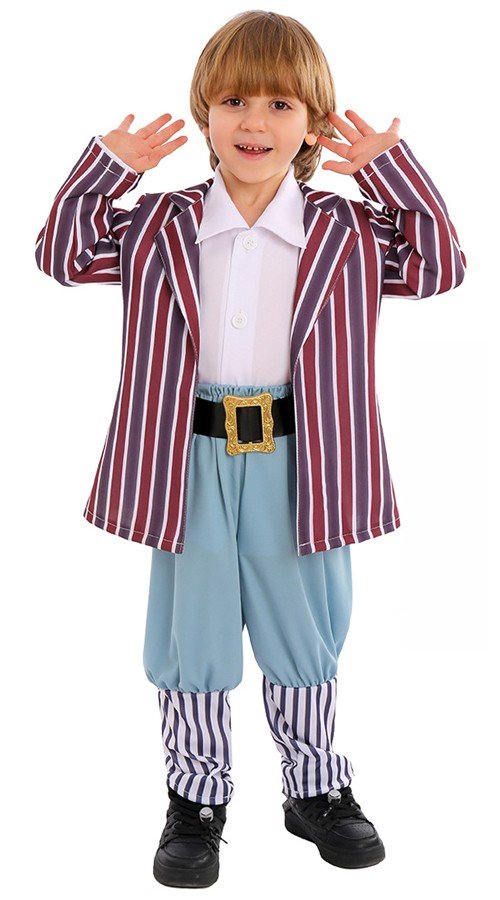 Film Wonka 2024 Oompa Loompa Kostume Børn Charlie og Chokoladefabrikken Kostumer