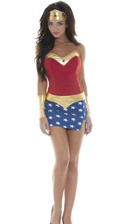 Frække Superhelte Kostumer Wonder Woman Kostume