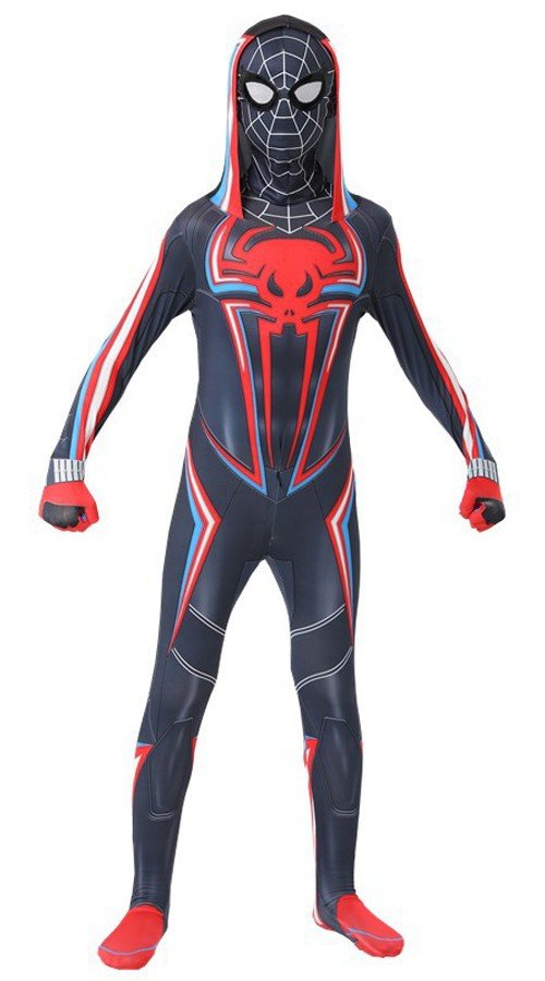 Miles Morales Kostume 2099 Superhelte Kostume Børn Voksne Spider Man Into the Spider Verse