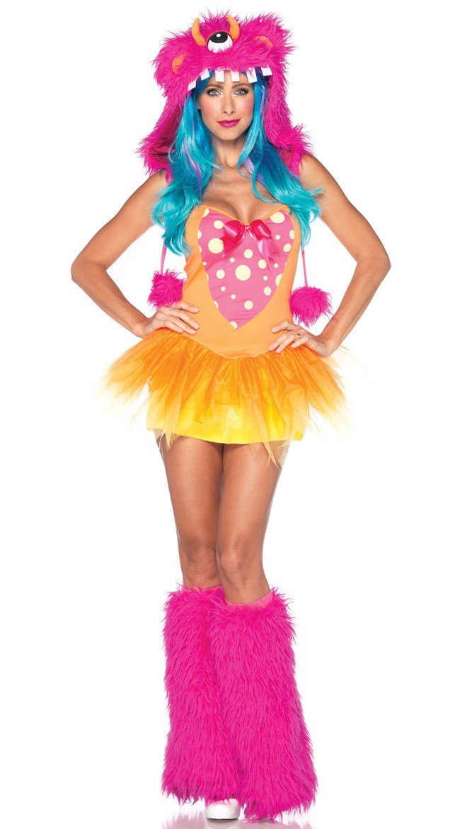 Shaggy Shelly Monster Kostume til Halloween