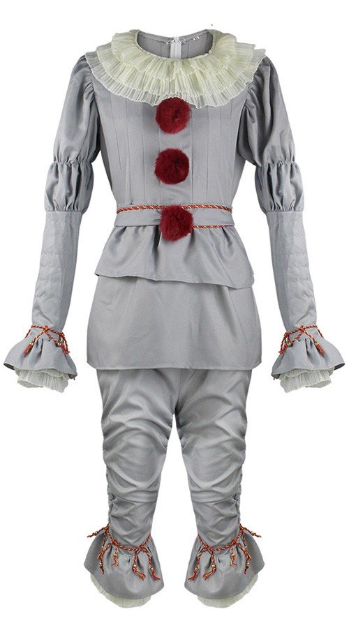 IT 2 Pennywise Kostume til Voksne Halloween Klovne Kostumer Børn