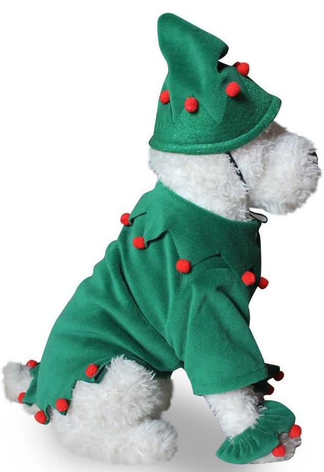 Julekostume til Hund/Kat Kæledyrstøj Hundetøj Kattetøj 