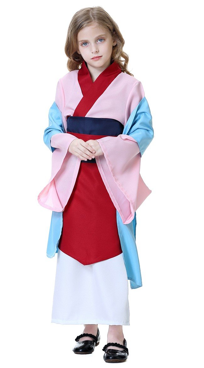 Mulan Kostume til Børn Halloween Cosplay Kostume