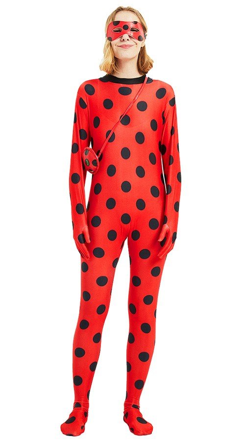 Mirakuløse Mariehøne Kostume til Voksen Miraculous Ladybug Kostumer