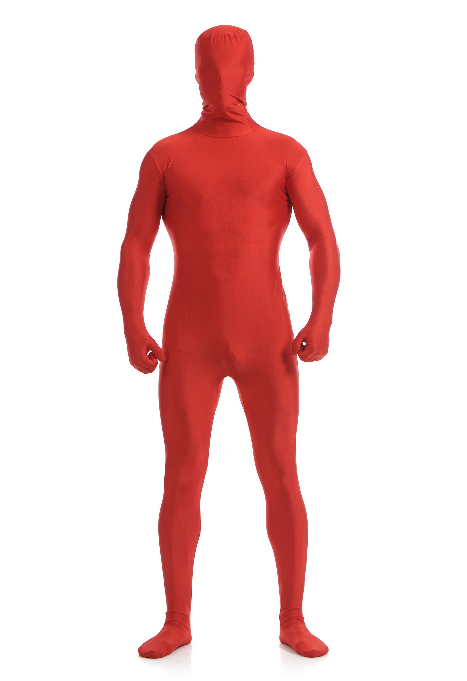 Mænd Lycra Spandex All Inclusive Skinsuit Rød