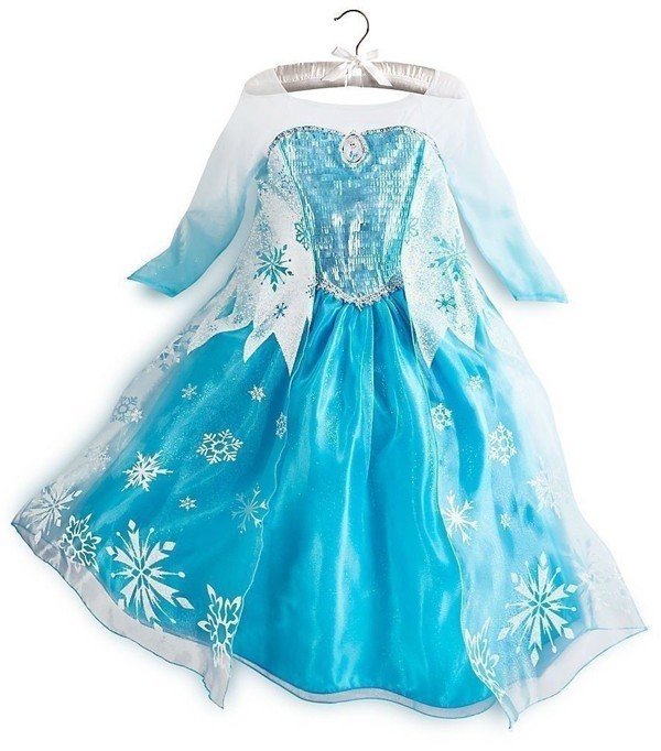 Is Dronning Prinsesse Kjoler Elsa Frost Kostume