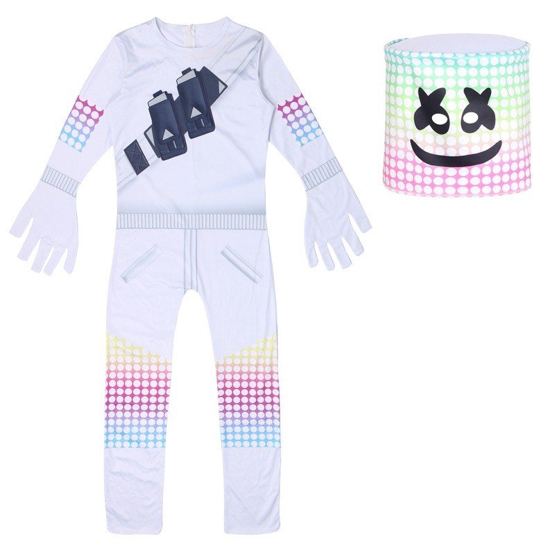 Fortnite Marshmallow Kostume Børn Udklædning Halloween Kostumer