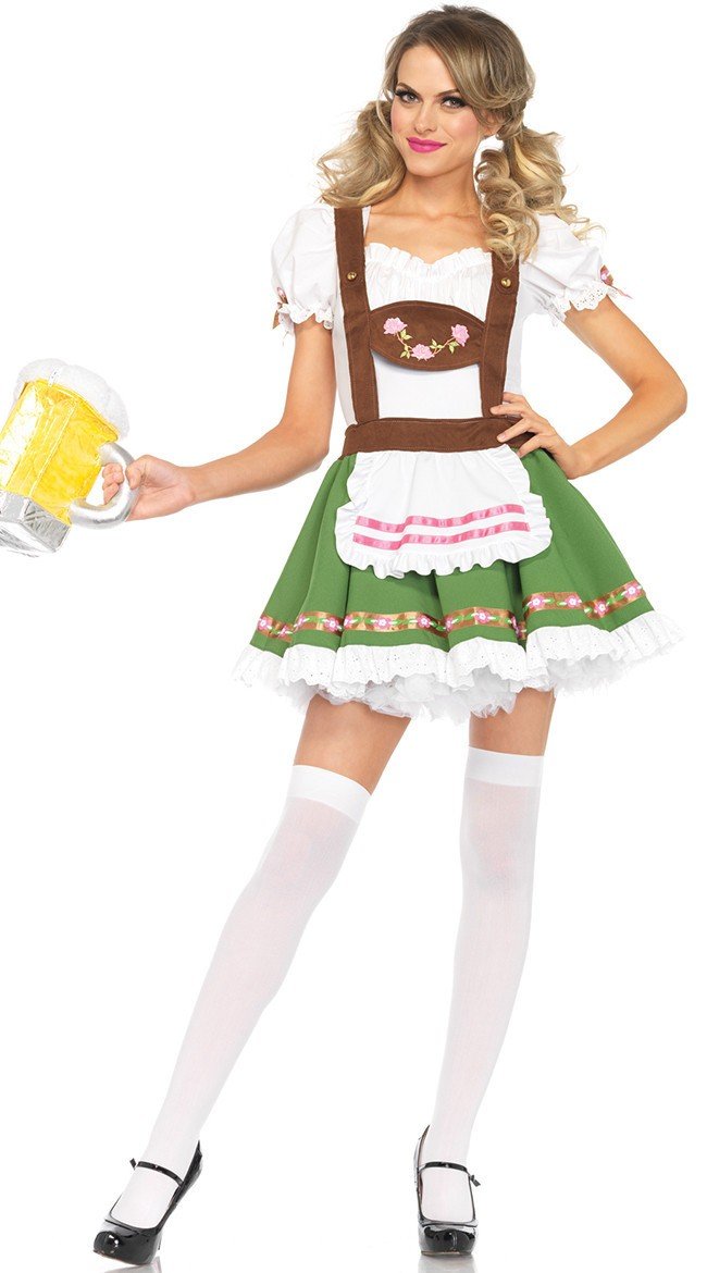 Oktoberfest Kostume Søde Tyrolerkjole