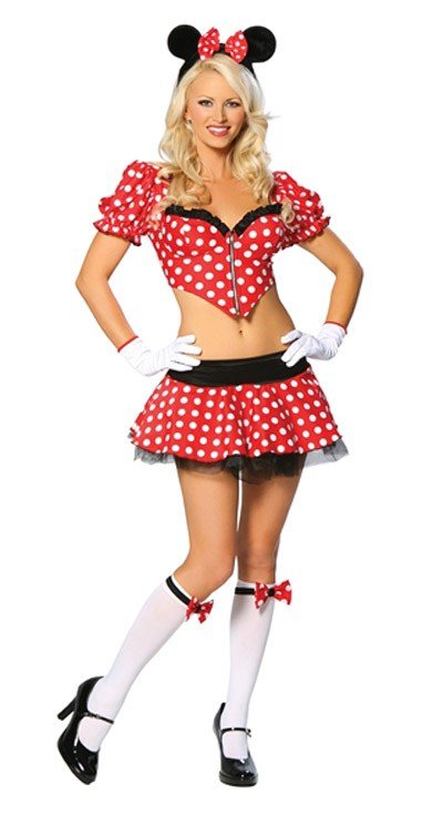 Frække  Halloween Minnie Mouses Kostume