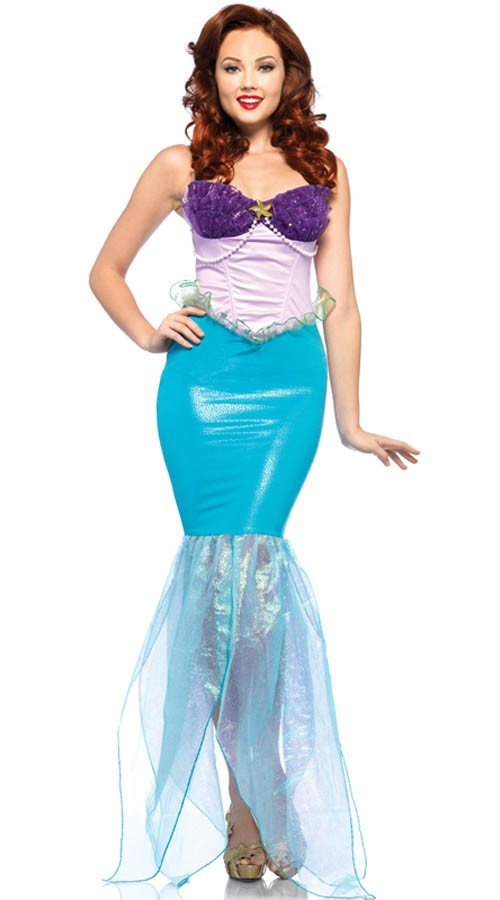 Havfrue Prinsesse Undersea Ariel Kostume