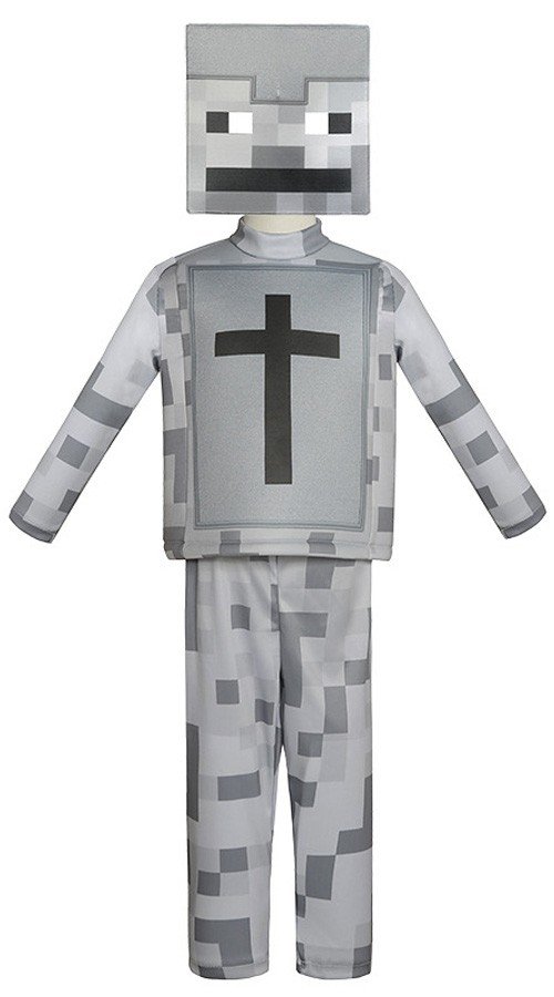 Minecraft Kostumer Børn Klassisk Skelet Kostume Fastelavnskostumer