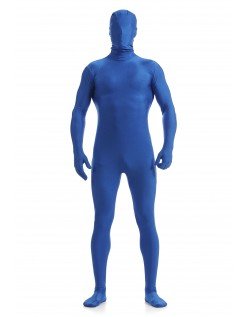 Mænd Lycra Spandex All Inclusive Skinsuit Mørkeblå