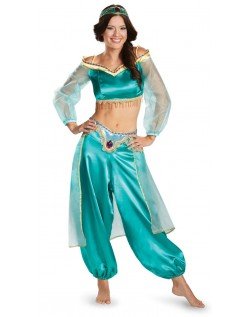 Prinsesse Prestige Jasmine Kostume til Voksen Grøn