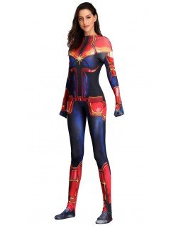 Kvinder Captain Marvel Kostume Superhelt Kostumer Voksen
