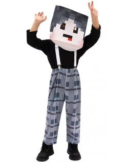 Minecraft Kylling Kostume Børn Diamant Armor Kostume