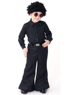 Børne 70'Er Disco Kostume Retro Hippie Kostume Udklædning