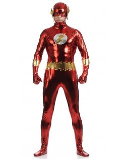 Metallisk Flash Kostume Til Mænd