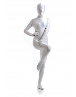 Dame Lycra Spandex All Inclusive Skinsuit Hvid