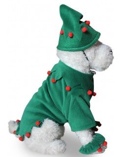 Julekostume til Hund/Kat Kæledyrstøj Hundetøj Kattetøj 