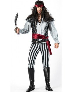 Mænd Jack Sparrow Pirat Kostume Halloween Kostumer