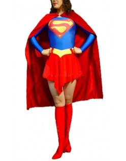 Klassisk Lycra Spandex Superwoman Kostume