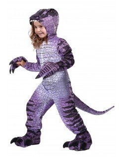 Glubende Raptor Kostume til Børn Jurassic World Dinosaur Kostume