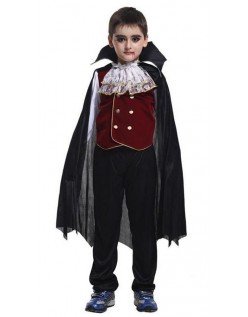 Ædle Halloween Vampyr Kostume Til Børn