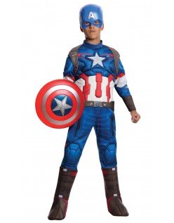 Avengers 2 Drenge Muskel Captain America Kostume Til Børn