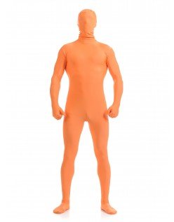 Mænd Lycra Spandex All Inclusive Skinsuit  Orange