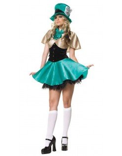 Teselskab Værtinde Mad Hatter Kostume