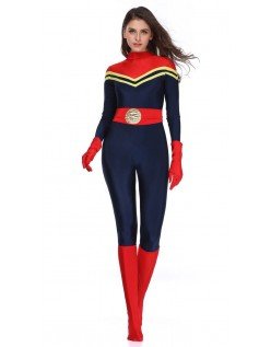 Kvinder Avengers Captain Marvel Kostume