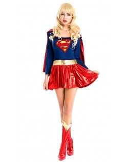 Deluxe Tegneserie Superwoman Kostume