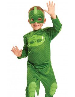 PJ Masks Kostume Gekko Superhelte Børnekostume 