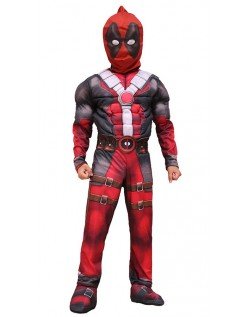 Deadpool Muskel Kostume Til Børn Halloween Superhelt Kostumer